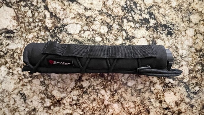 OCL Hydrogen L with ArmageddonGear Mirage Suppressor Cover installed