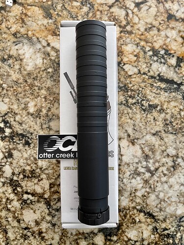 OCL Hydrogen L 7.62 with SilencerCo Bravo HUB Mount installed