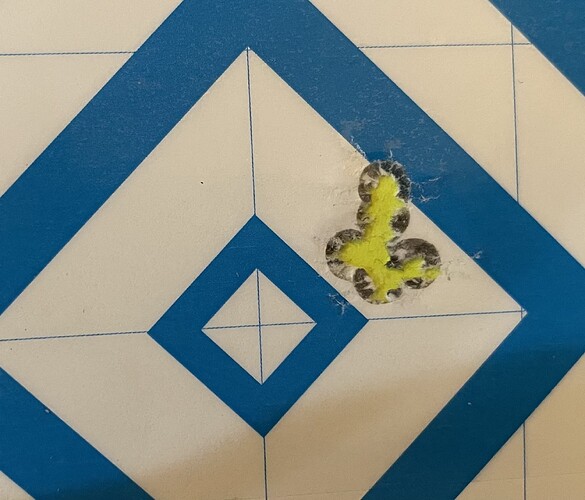 20 VarTarg first 5 shots at 100