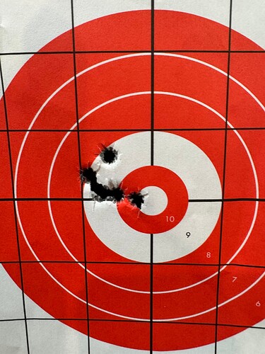 6.5cm target 2